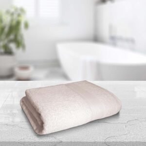 Trident 100% Cotton Bath Towels | Supersoft Heavy 500 GSM | Set of 2 Pcs - Linen